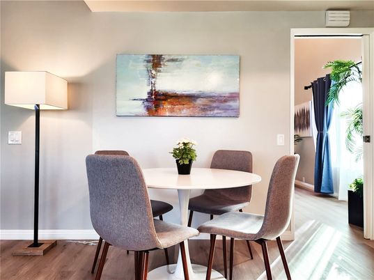 Dining room, Interior, Wood Texture Flooring