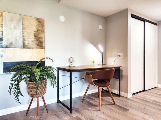 Home Office, Interior, Wood Texture Flooring