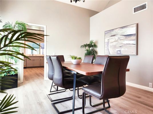 Dining room, Interior, Wood Texture Flooring