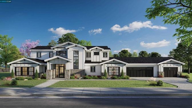 Attached, Exterior, Facade, Farmhouse