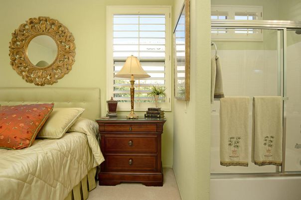 Bathroom, Bedroom, Glass Shower, Interior