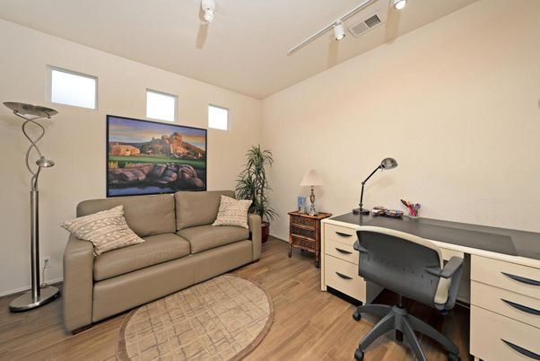 Home Office, Interior, Wood Texture Flooring