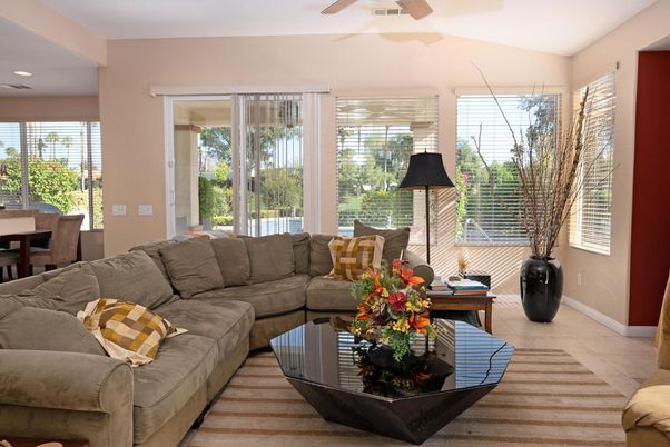 Dining room, Interior, Living room, Recessed Lighting, Wood Texture Flooring