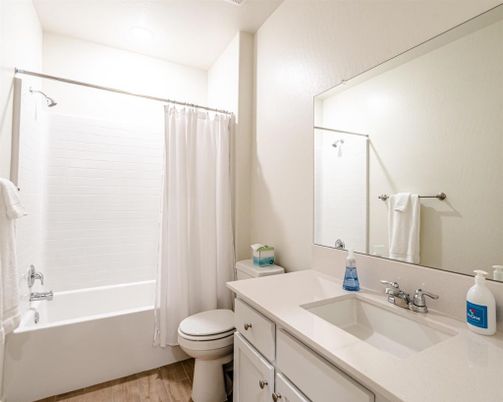 Bathroom, Interior, Wood Texture Flooring