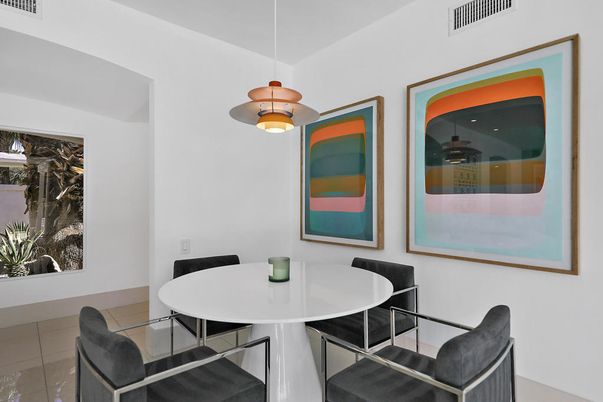Dining room, Interior, Pendant Lights