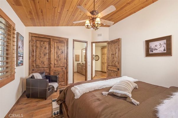 Bedroom, Interior, Wooden Ceilings, Wood Texture Flooring