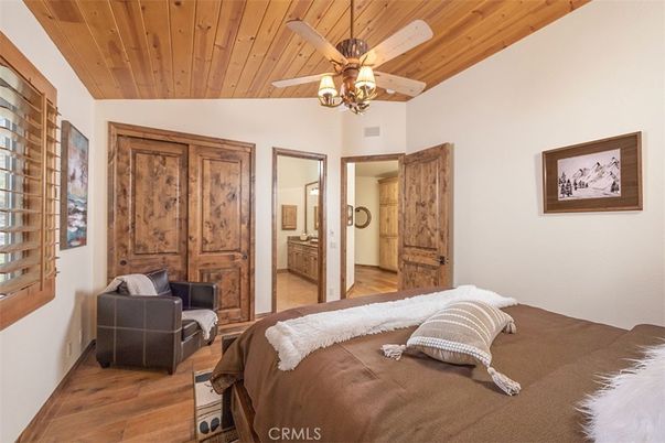 Bedroom, Interior, Wooden Ceilings, Wood Texture Flooring