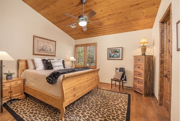 Bedroom, Interior, Wooden Ceilings, Wood Texture Flooring