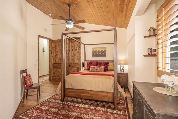 Bedroom, Interior, Wooden Ceilings, Wood Texture Flooring