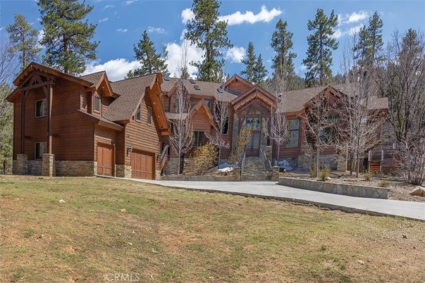 Attached, Backyard, Exterior, Facade, Log Home