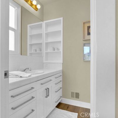 Bathroom, Interior, Wood Texture Flooring