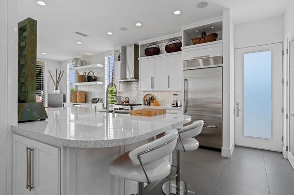 Interior, Kitchen, Recessed Lighting, Stainless Steel Appliances