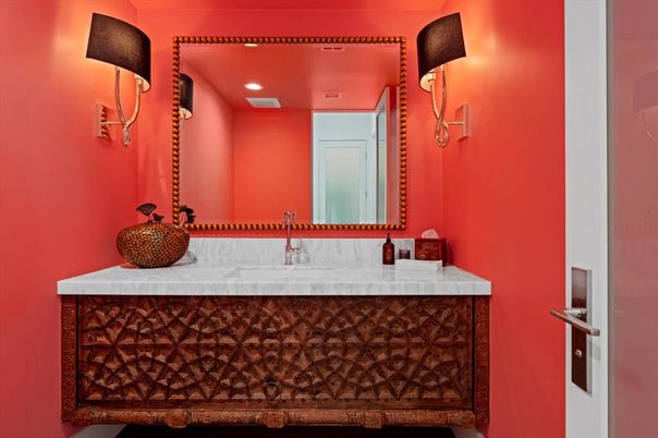 Bathroom, Interior, Recessed Lighting
