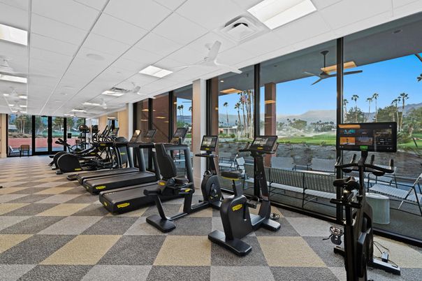Fitness Equipment, Gym, Interior, Recessed Lighting