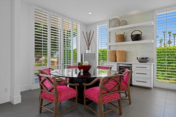 Dining room, Interior, Recessed Lighting