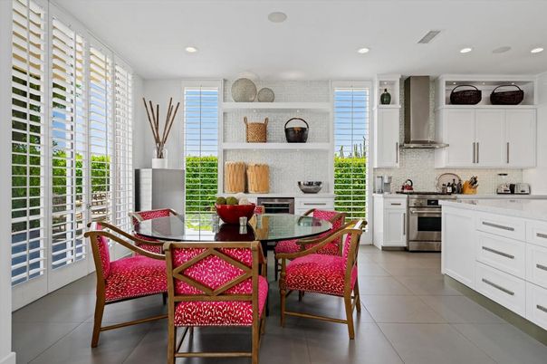 Dining room, Interior, Kitchen, Recessed Lighting, Stainless Steel Appliances