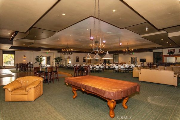 Billiard Table, Chandelier, Dining room, Game Room, Interior, Living room, Recessed Lighting