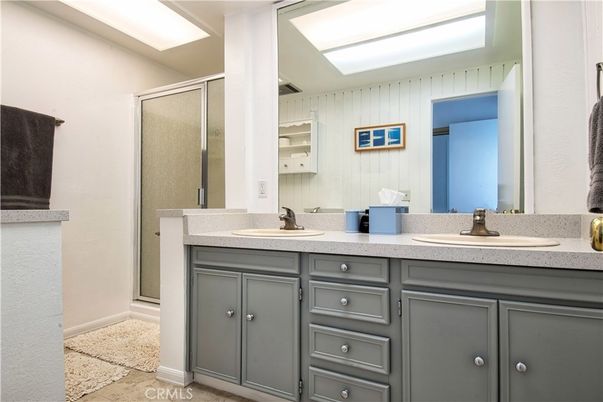 Bathroom, Dual Sink Vanities, Glass Shower, Interior