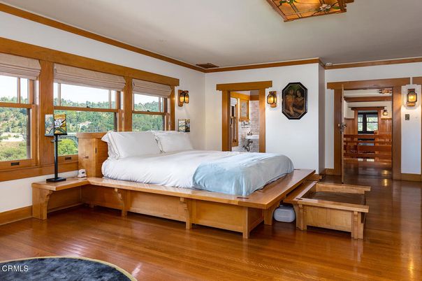 Bedroom, Interior, Wood Texture Flooring