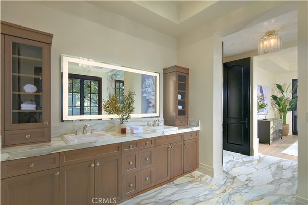 Bathroom, Dual Sink Vanities, Interior, Marble