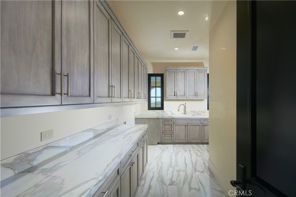 Interior, Kitchen, Marble, Recessed Lighting