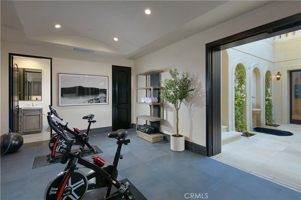 Fitness Equipment, Interior, Recessed Lighting