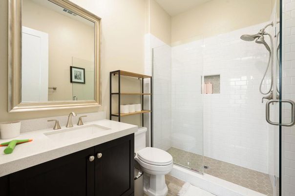 Bathroom, Glass Shower, Interior