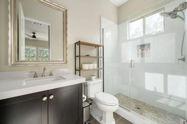 Bathroom, Glass Shower, Interior