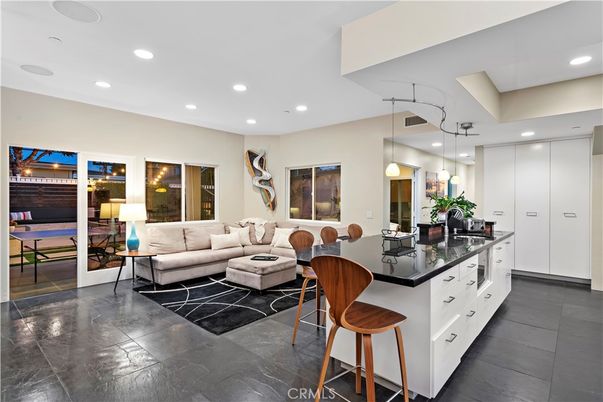 Dining room, Interior, Kitchen, Living room, Pendant Lights, Recessed Lighting