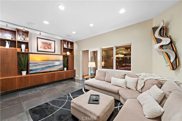 Interior, Living room, Recessed Lighting