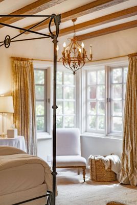 Bedroom, Chandelier, Interior