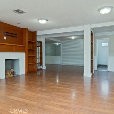 Empty room, Fireplace, Interior, Wood Texture Flooring