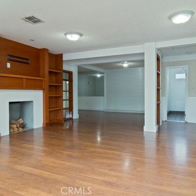 Empty room, Fireplace, Interior, Wood Texture Flooring