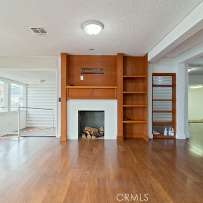 Empty room, Fireplace, Interior, Wood Texture Flooring