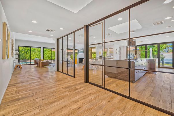 Interior, Recessed Lighting, Wood Texture Flooring
