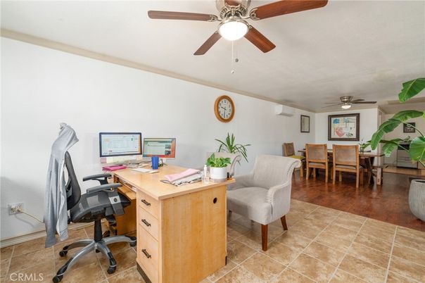 Home Office, Interior, Wood Texture Flooring