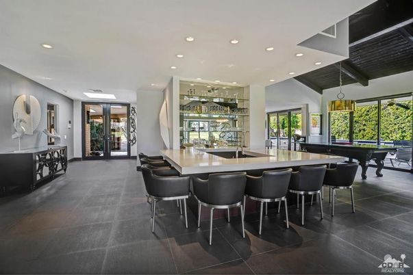 Billiard Table, Game Room, Interior, Pendant Lights, Recessed Lighting