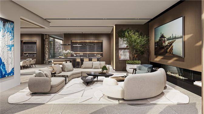 Dining room, Fireplace, Interior, Living room