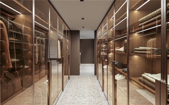 Interior, Recessed Lighting, Walk-in Closets
