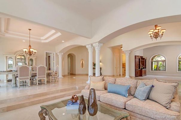 Chandelier, Dining room, Interior, Living room, Recessed Lighting