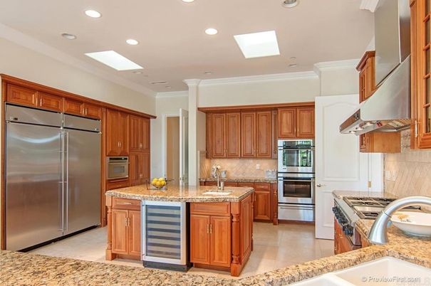 Interior, Kitchen, Recessed Lighting, Stainless Steel Appliances