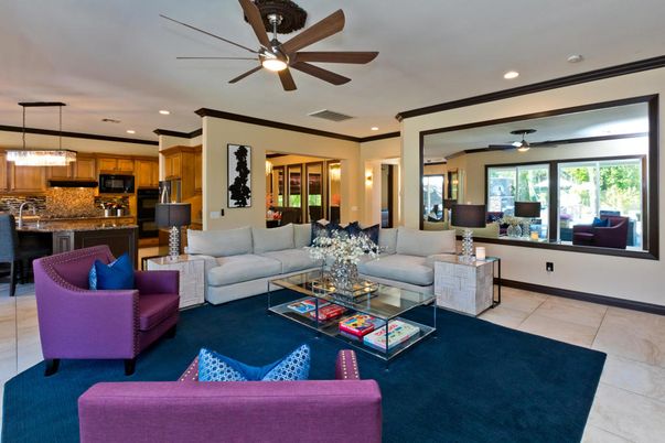 Interior, Kitchen, Living room, Pendant Lights, Recessed Lighting
