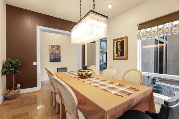 Chandelier, Dining room, Interior, Recessed Lighting