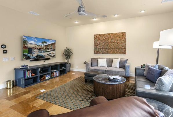 Interior, Living room, Recessed Lighting