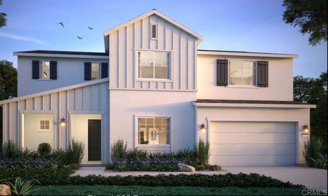 Attached, Exterior, Facade, Farmhouse