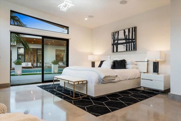 Bedroom, Interior, Recessed Lighting