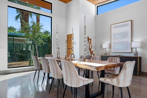Dining room, Interior, Wooden Ceilings