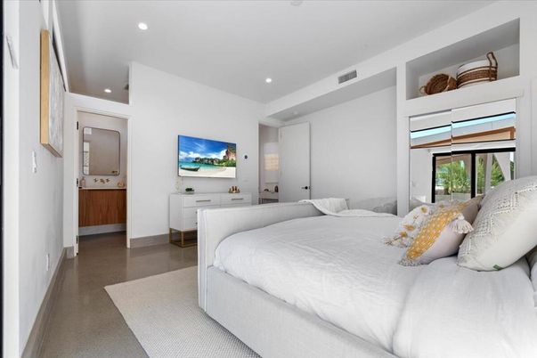 Bedroom, Interior, Recessed Lighting