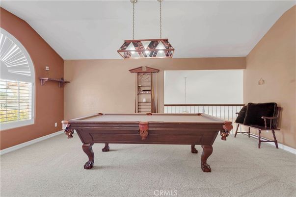 Billiard Table, Game Room, Interior, Pendant Lights