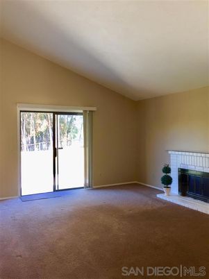 Empty room, Fireplace, Interior